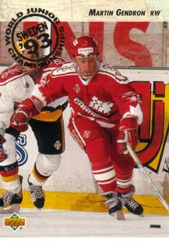 #259 Martin Gendron - Canada - 1993-94 Upper Deck Hockey