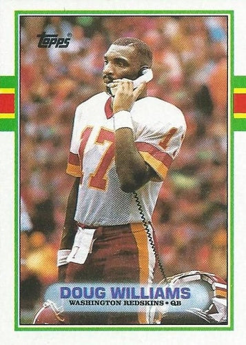 #259 Doug Williams - Washington Redskins - 1989 Topps Football