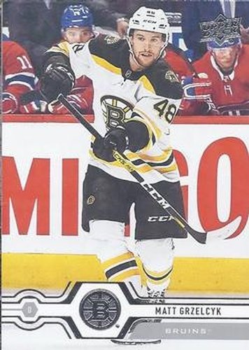 #259 Matt Grzelcyk - Boston Bruins - 2019-20 Upper Deck Hockey