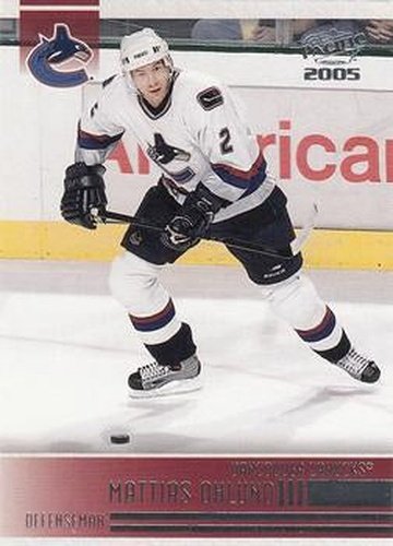 #259 Mattias Ohlund - Vancouver Canucks - 2004-05 Pacific Hockey