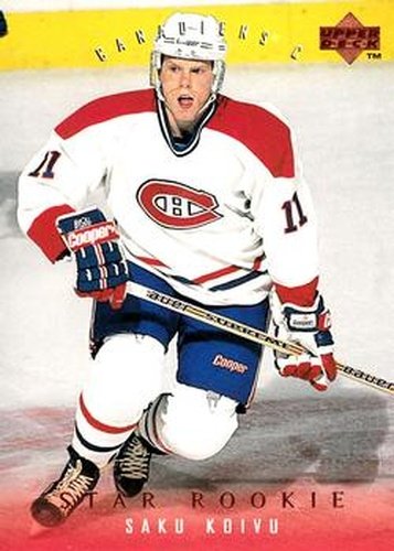 #259 Saku Koivu - Montreal Canadiens - 1995-96 Upper Deck Hockey