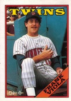 #259 Frank Viola - Minnesota Twins - 1988 O-Pee-Chee Baseball