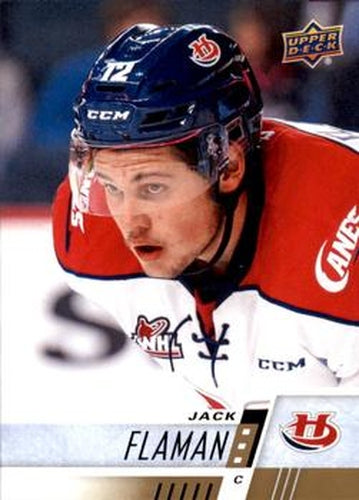 #259 Jack Flaman - Lethbridge Hurricanes - 2017-18 Upper Deck CHL Hockey