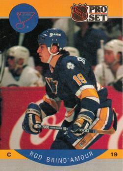 #259 Rod Brind'Amour - St. Louis Blues - 1990-91 Pro Set Hockey