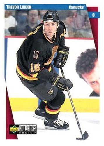 #259 Trevor Linden - Vancouver Canucks - 1997-98 Collector's Choice Hockey