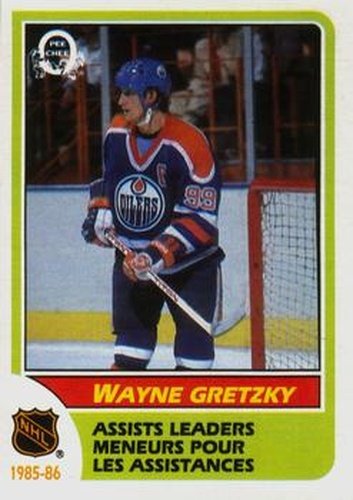 #259 Wayne Gretzky - Edmonton Oilers - 1986-87 O-Pee-Chee Hockey