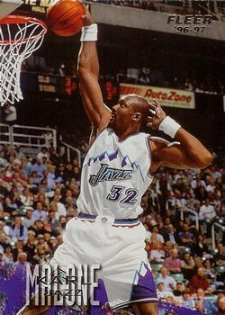 #259 Karl Malone - Utah Jazz - 1996-97 Fleer Basketball
