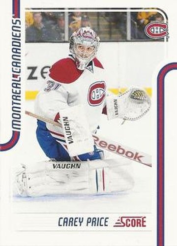 #259 Carey Price - Montreal Canadiens - 2011-12 Score Hockey