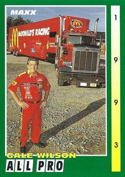 #259 Gale Wilson - Junior Johnson & Associates - 1993 Maxx Racing