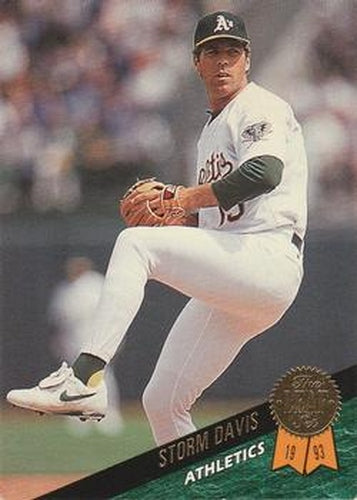 #259 Storm Davis - Oakland Athletics - 1993 Leaf Baseball