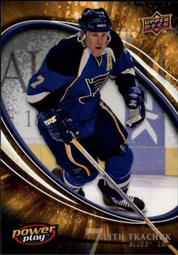 #259 Keith Tkachuk - St. Louis Blues - 2008-09 Upper Deck Power Play Box Set Hockey