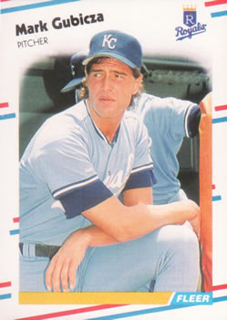 #259 Mark Gubicza - Kansas City Royals - 1988 Fleer Baseball