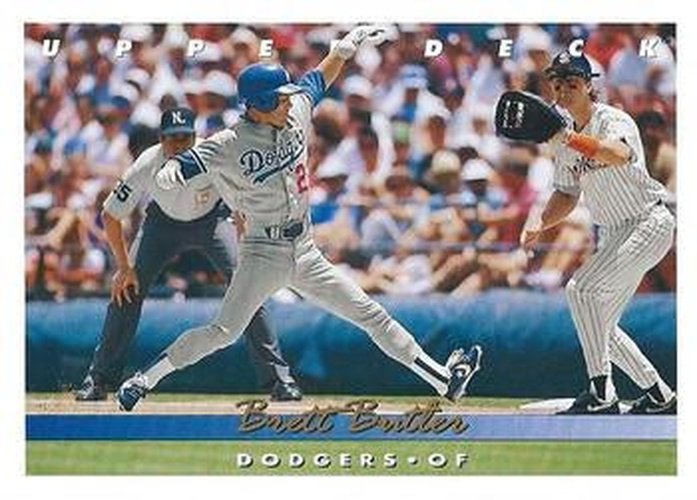 #259 Brett Butler - Los Angeles Dodgers - 1993 Upper Deck Baseball