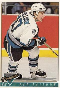 #259 Pat Falloon - San Jose Sharks - 1993-94 Topps Premier Hockey