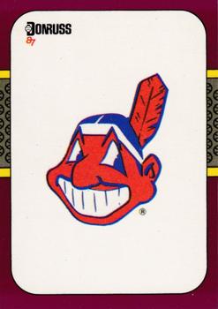 #259 Indians Logo/Checklist - Cleveland Indians - 1987 Donruss Opening Day Baseball