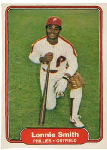 #259 Lonnie Smith - Philadelphia Phillies - 1982 Fleer Baseball