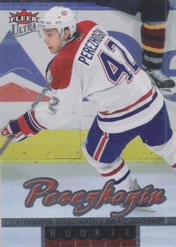 #259 Alexander Perezhogin - Montreal Canadiens - 2005-06 Ultra Hockey
