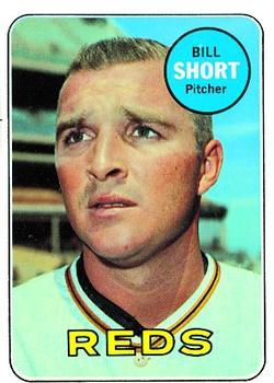 #259 Bill Short - Cincinnati Reds - 1969 Topps Baseball