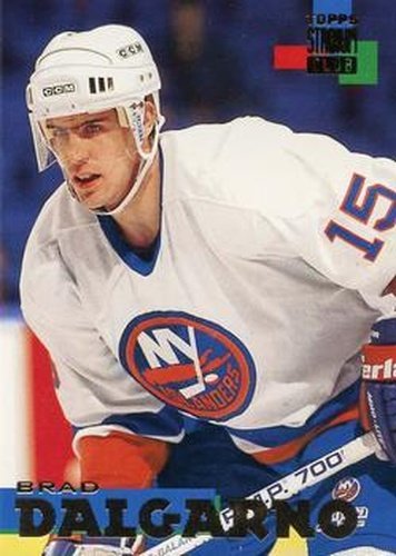 #259 Brad Dalgarno - New York Islanders - 1994-95 Stadium Club Hockey