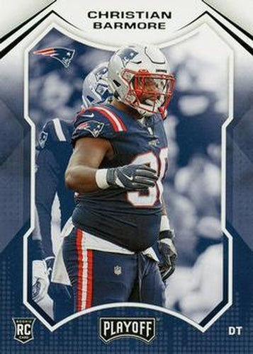 #259 Christian Barmore - New England Patriots - 2021 Panini Playoff Football