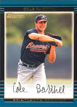 #259 Cole Barthel - Atlanta Braves - 2002 Bowman Baseball