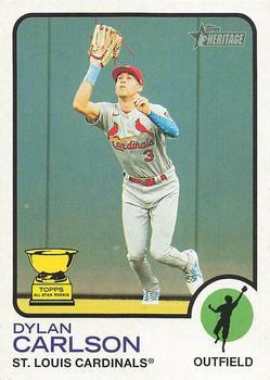 #259 Dylan Carlson - St. Louis Cardinals - 2022 Topps Heritage Baseball