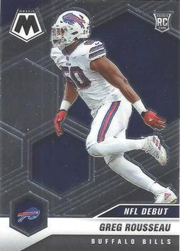 #259 Greg Rousseau - Buffalo Bills - 2021 Panini Mosaic Football