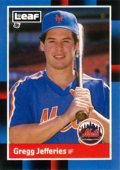 #259 Gregg Jefferies - New York Mets - 1988 Leaf Baseball