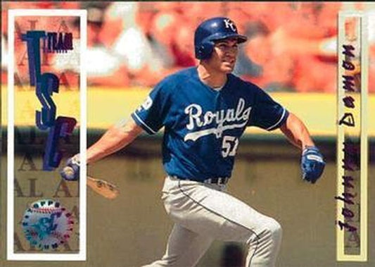 #259 Johnny Damon - Kansas City Royals - 1996 Stadium Club Baseball