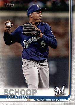 #259 Jonathan Schoop - Milwaukee Brewers - 2019 Topps Baseball