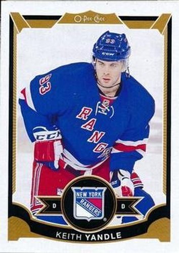 #259 Keith Yandle - New York Rangers - 2015-16 O-Pee-Chee Hockey
