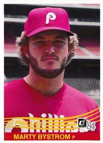 #259 Marty Bystrom - Philadelphia Phillies - 1984 Donruss Baseball