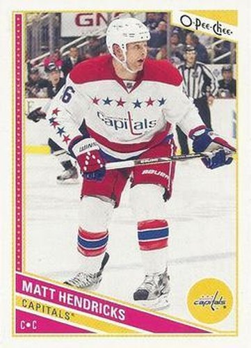 #259 Matt Hendricks - Washington Capitals - 2013-14 O-Pee-Chee Hockey