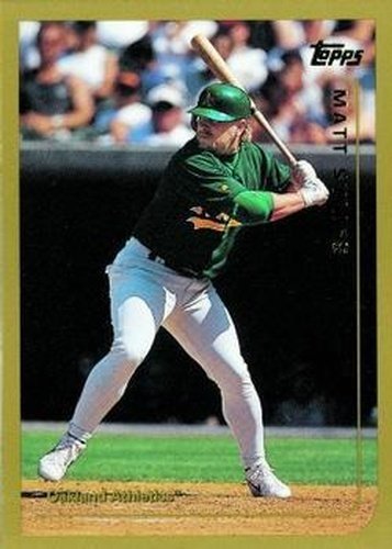 #259 Matt Stairs - Oakland Athletics - 1999 Topps Baseball