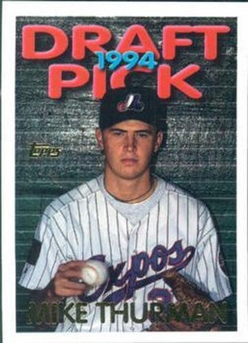 #259 Mike Thurman - Montreal Expos - 1995 Topps Baseball