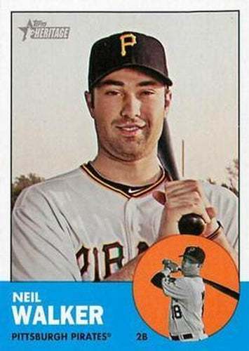 #259 Neil Walker - Pittsburgh Pirates - 2012 Topps Heritage Baseball