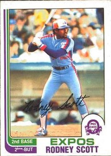 #259 Rodney Scott - Montreal Expos - 1982 O-Pee-Chee Baseball