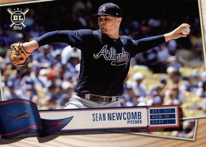 #259 Sean Newcomb - Atlanta Braves - 2019 Topps Big League Baseball
