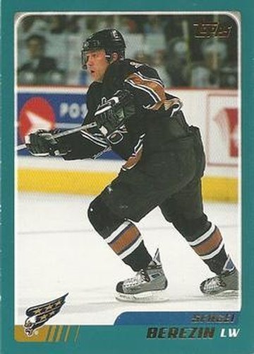 #259 Sergei Berezin - Washington Capitals - 2003-04 Topps Hockey