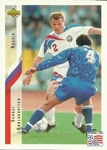 #259 Sergei Gorlukovitch - Russia - 1994 Upper Deck World Cup Contenders English/Spanish Soccer