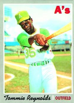 #259 Tommie Reynolds - Oakland Athletics - 1970 Topps Baseball