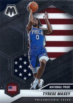 #259 Tyrese Maxey - Philadelphia 76ers - 2020-21 Panini Mosaic Basketball