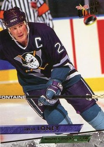 #259 Troy Loney - Anaheim Mighty Ducks - 1993-94 Ultra Hockey