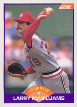 #259 Larry McWilliams - St. Louis Cardinals - 1989 Score Baseball