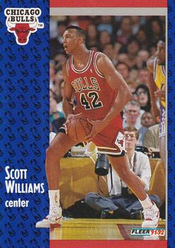 #259 Scott Williams - Chicago Bulls - 1991-92 Fleer Basketball