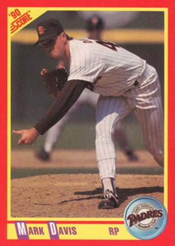 #259 Mark Davis - San Diego Padres - 1990 Score Baseball