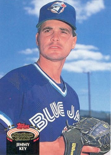 #259 Jimmy Key - Toronto Blue Jays - 1992 Stadium Club Baseball