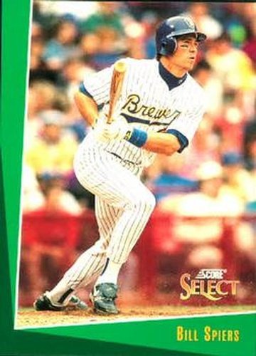 #259 Bill Spiers - Milwaukee Brewers - 1993 Select Baseball