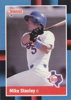 #259 Mike Stanley - Texas Rangers - 1988 Donruss Baseball