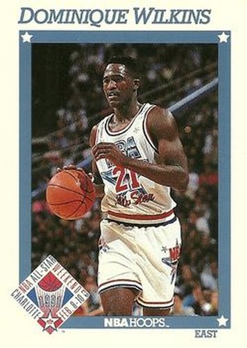 #259 Dominique Wilkins - Atlanta Hawks - 1991-92 Hoops Basketball